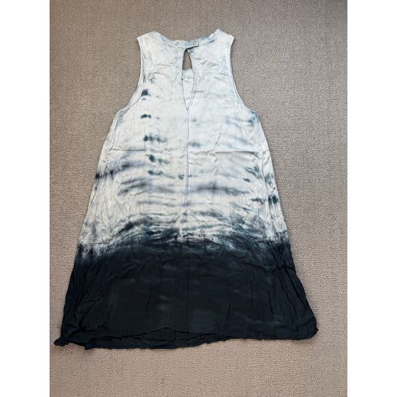 Feel the Piece Mini Dress Swing Beach Vacation Blue Ombre Tie Dye XS / Small - Picture 2 of 11